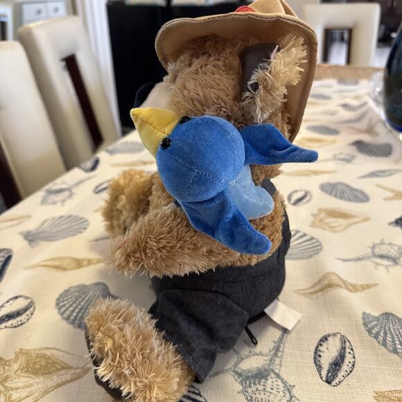 Animated Stuffed Country Bear, Chantilly Lane Sings Zip a Dee Doo Dah 12" Tested - Picture 5 of 7